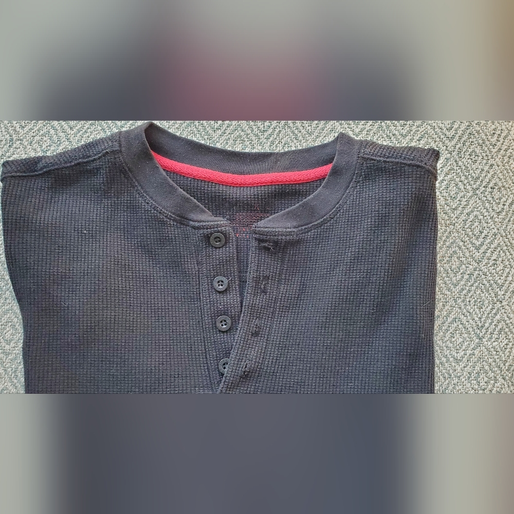 Jockey women's large heavy cotton Henley